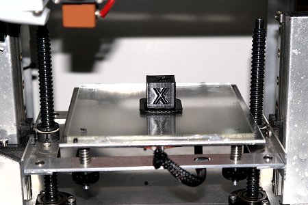 Impression d'un cube test