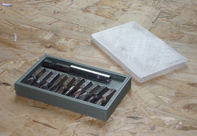 boite pour embouts de visseuse