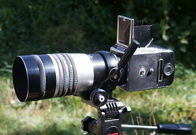 Objectif Kilfitt sur un Kiev 88