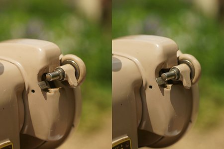 Bobineuse, position écartée et approchée