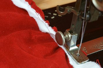 Essai avec une bande de tissu par dessus